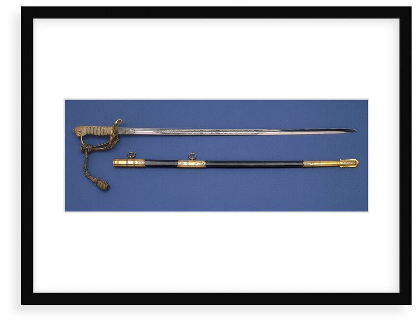 Solid half-basket hilted sword by Gieve