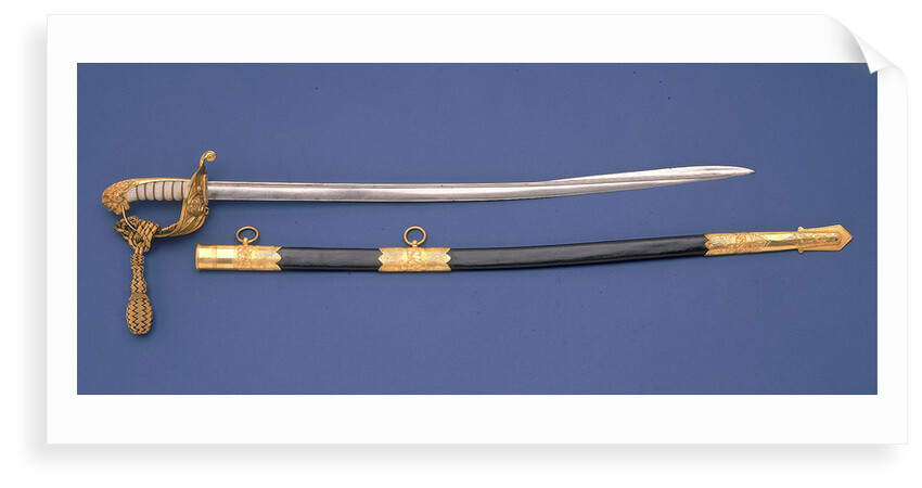 Solid half-basket hilted sword by Symons
