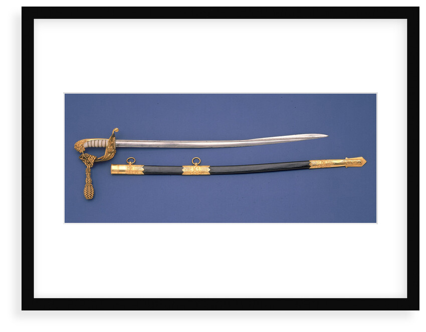 Solid half-basket hilted sword by Symons