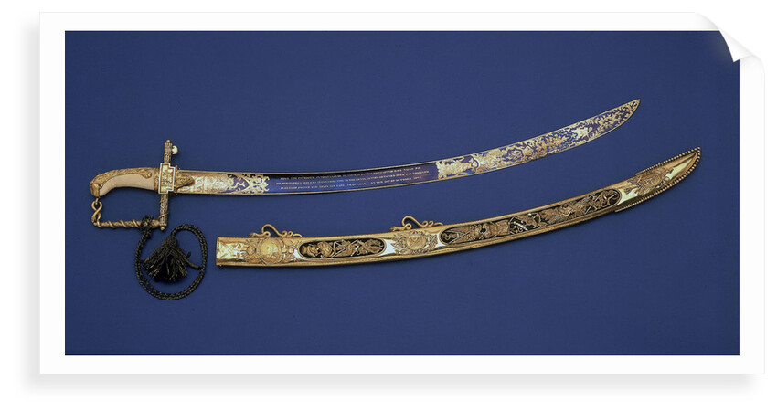 Lloyds Patriotic Fund £100 Presentation Sword by R. Teed