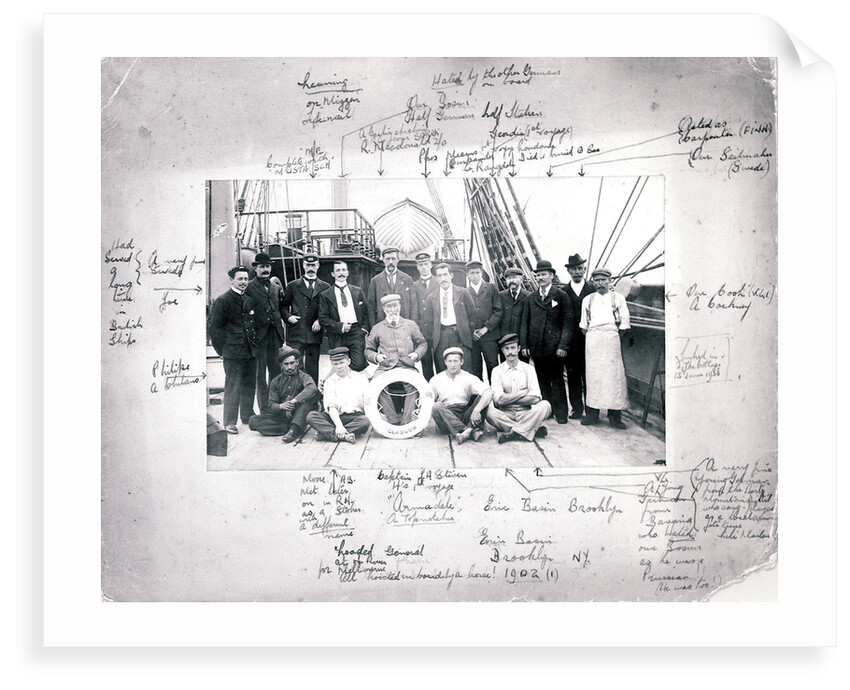 The crew of the 'Armadale Castle' by unknown