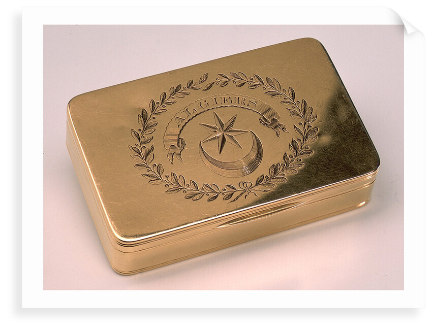 Gold snuff box by Alexander James Strachan