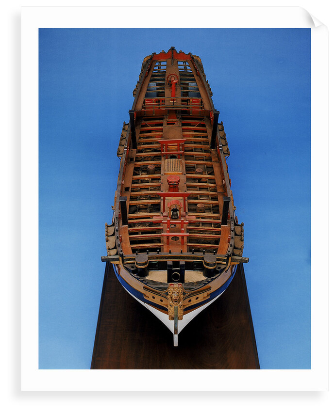 'Firebrand', bow, dead ahead, deck detail by unknown