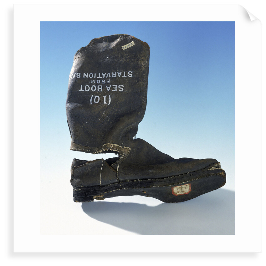 Sea boot from Franklin's last expedition which was retrieved in 1879 by unknown