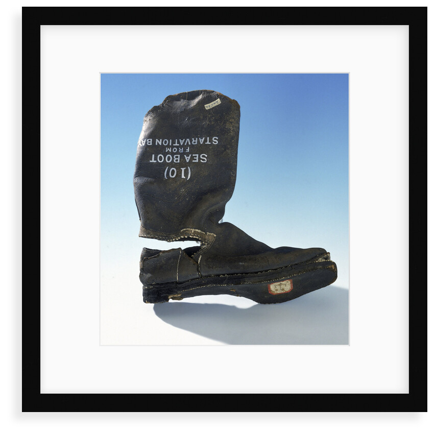 Sea boot from Franklin's last expedition which was retrieved in 1879 by unknown