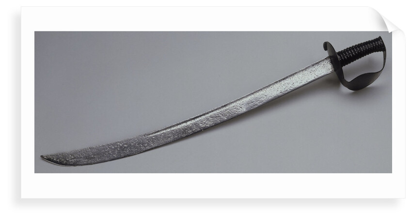Fighting cutlass, circa 1800 by unknown