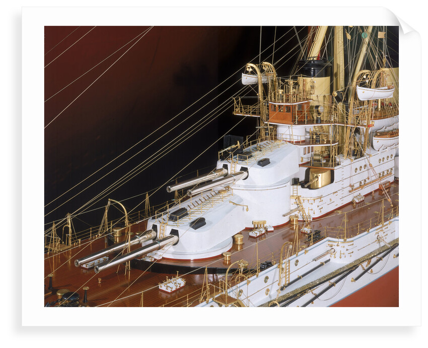 Model of battleship 'Minas Geraes' (1908) by Sir W. G. Armstrong Whitworth & Co. Ltd