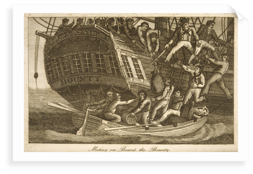 Mutiny aboard the 'Bounty' by unknown