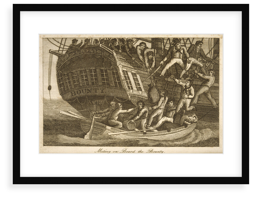 Mutiny aboard the 'Bounty' by unknown