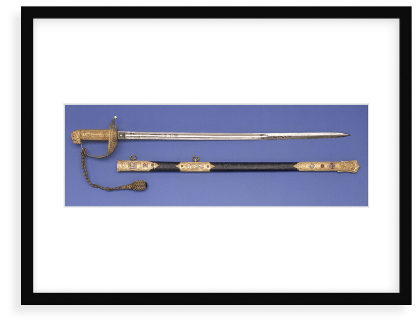 Presentation sword, which belonged to Admiral of the Fleet Sir John Rushworth Jellicoe (1859-1935) by Goldsmiths & Silversmiths Company Ltd.