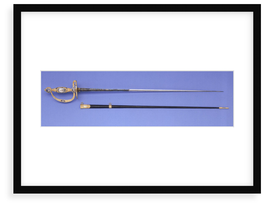 Presentation small-sword by J. Morisset