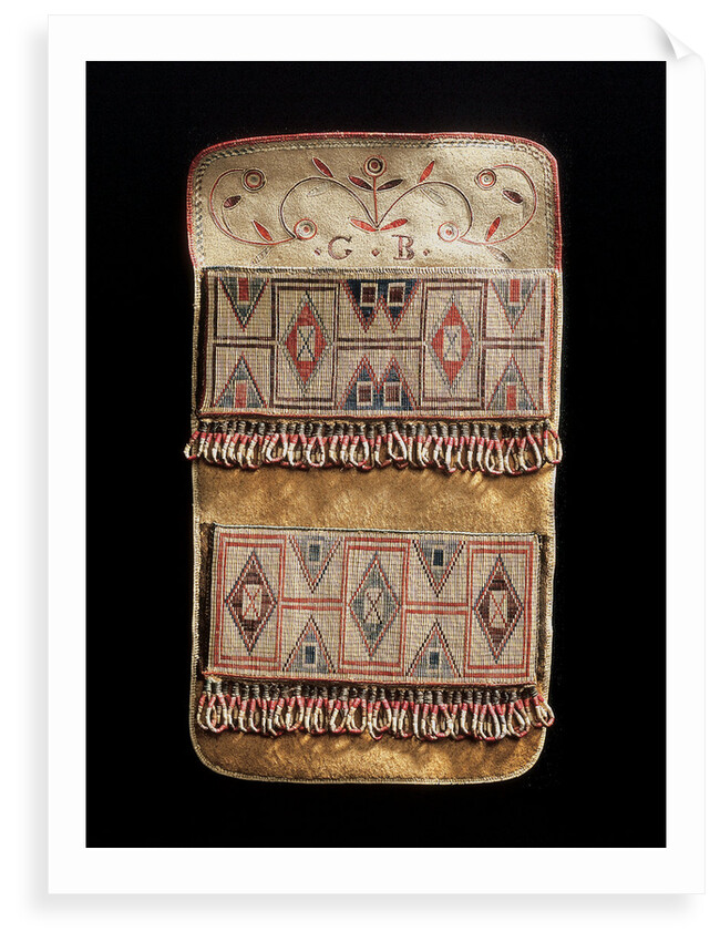 Métis culture shot pouch, 19th century by unknown