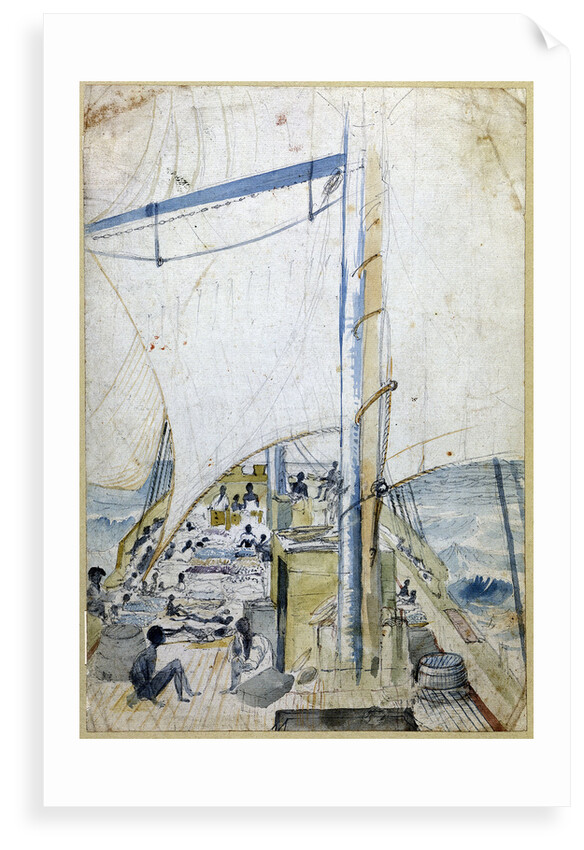 Slaves above deck by Francis Meynell
