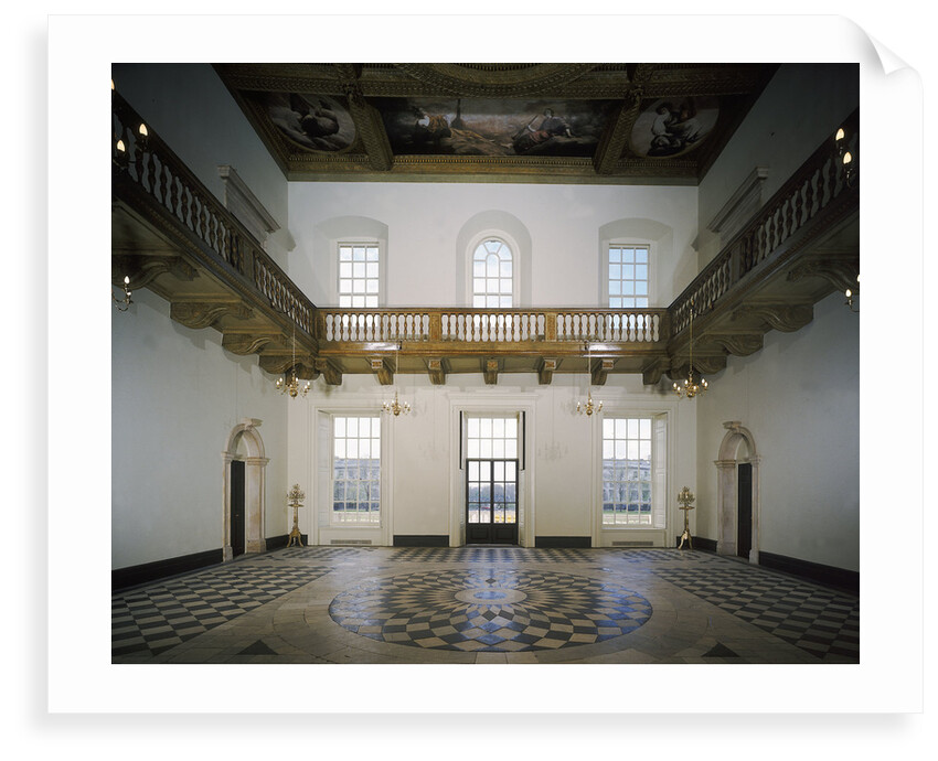 The Great Hall in the Queen's House by unknown