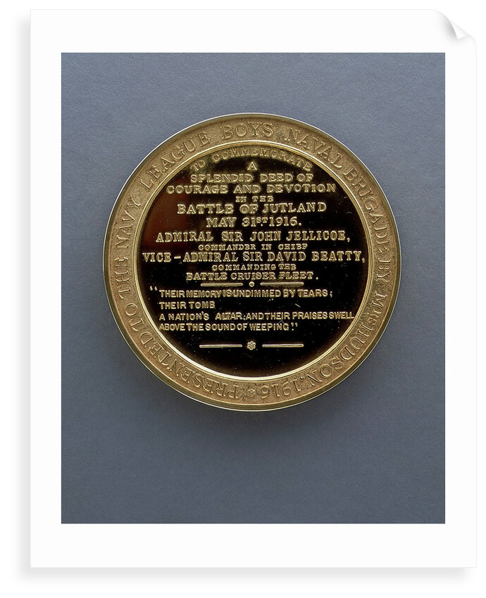 Medal commemorating John Travers Cornwell VC by Spink & Son Ltd