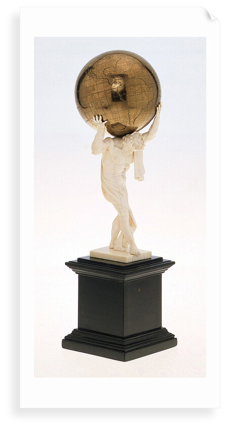 Terrestrial table globe by Unknown