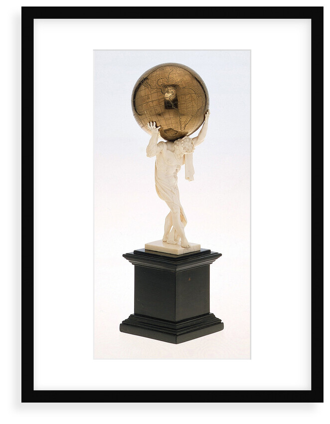 Terrestrial table globe by Unknown