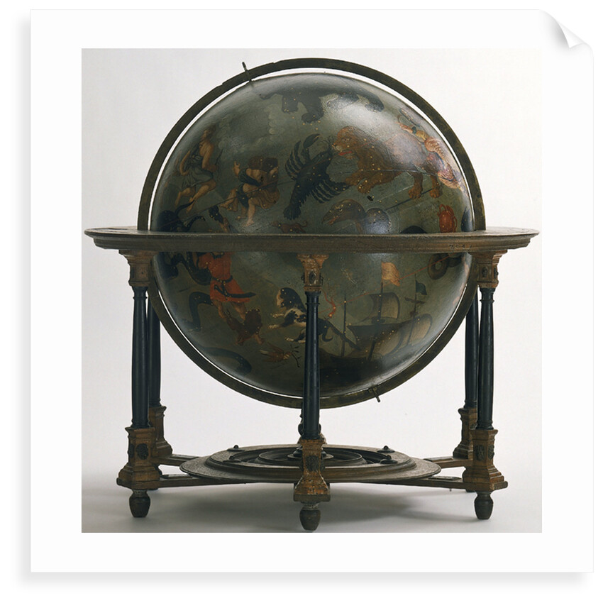Sphere and stand by Arnold Floris van Langren