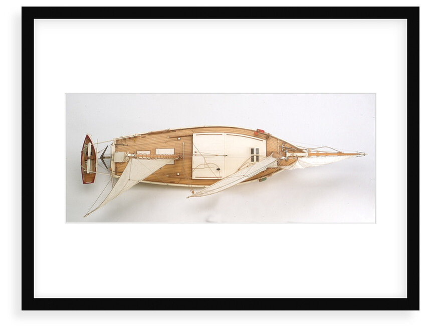 'Privateer', overhead deck view by J. A. Thompson