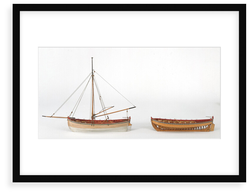 SLR0329 and SLR0330 - Longboats from 'Medway' by unknown