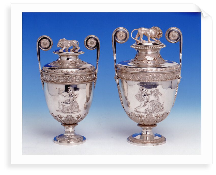 Lloyd's Patriotic Fund cups by Digby Scott