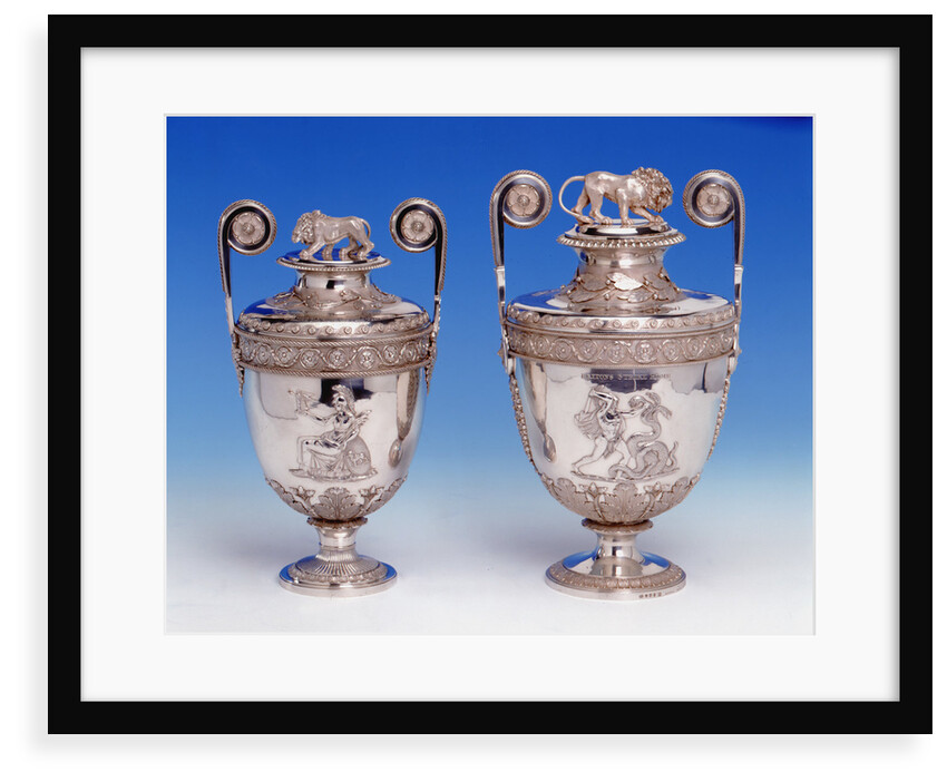 Lloyd's Patriotic Fund cups by Digby Scott