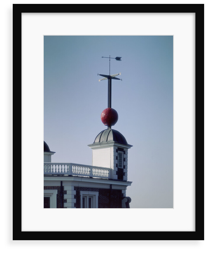 Time ball (in dropped position) at Royal Observatory, Greenwich by National Maritime Museum