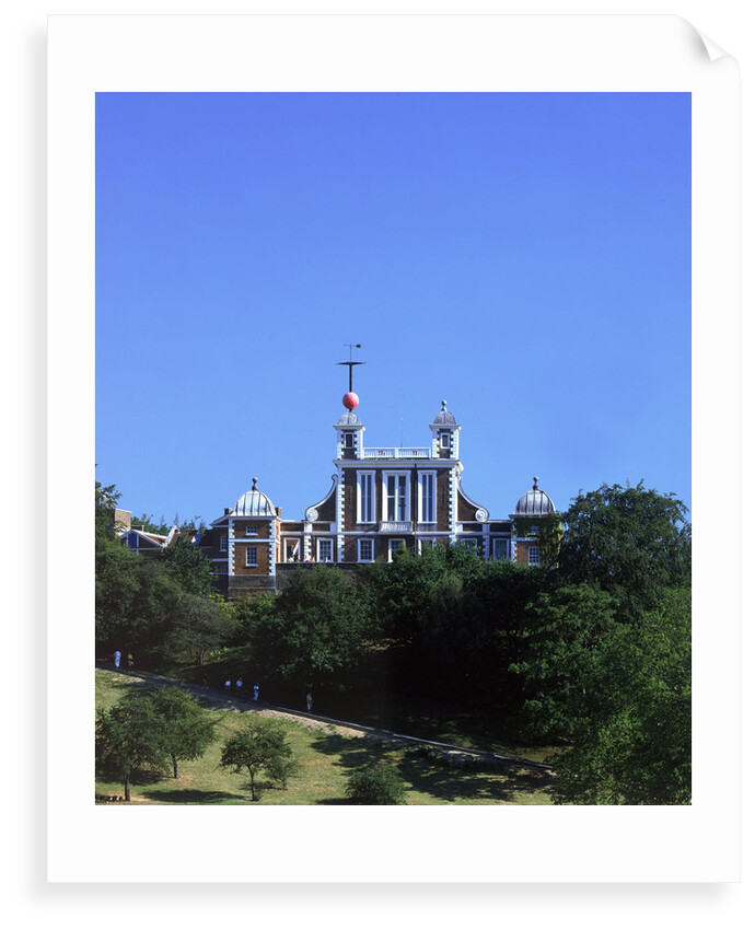 Flamsteed House and the time ball by National Maritime Museum