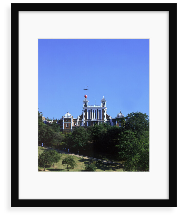 Flamsteed House and the time ball by National Maritime Museum