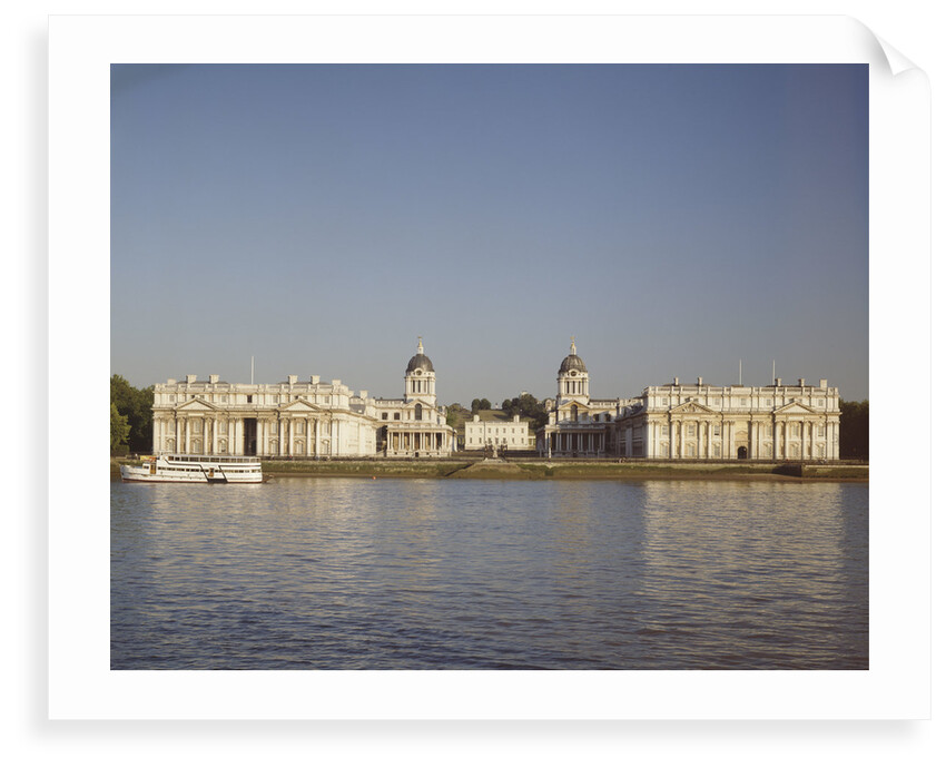 The Thames, Old Royal Naval College and the Queen's House, Greenwich, London. by Andrew Holt