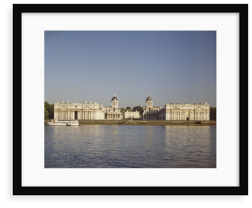 The Thames, Old Royal Naval College and the Queen's House, Greenwich, London. by Andrew Holt