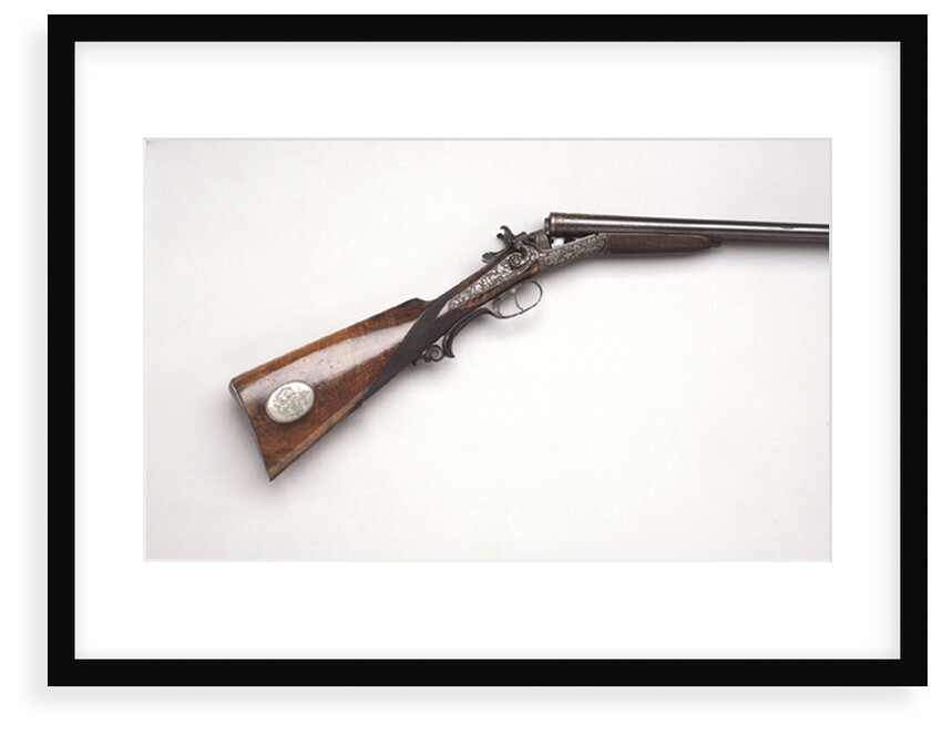 Double barrelled shotgun owned by the Sultan of Witu by W. Foerster
