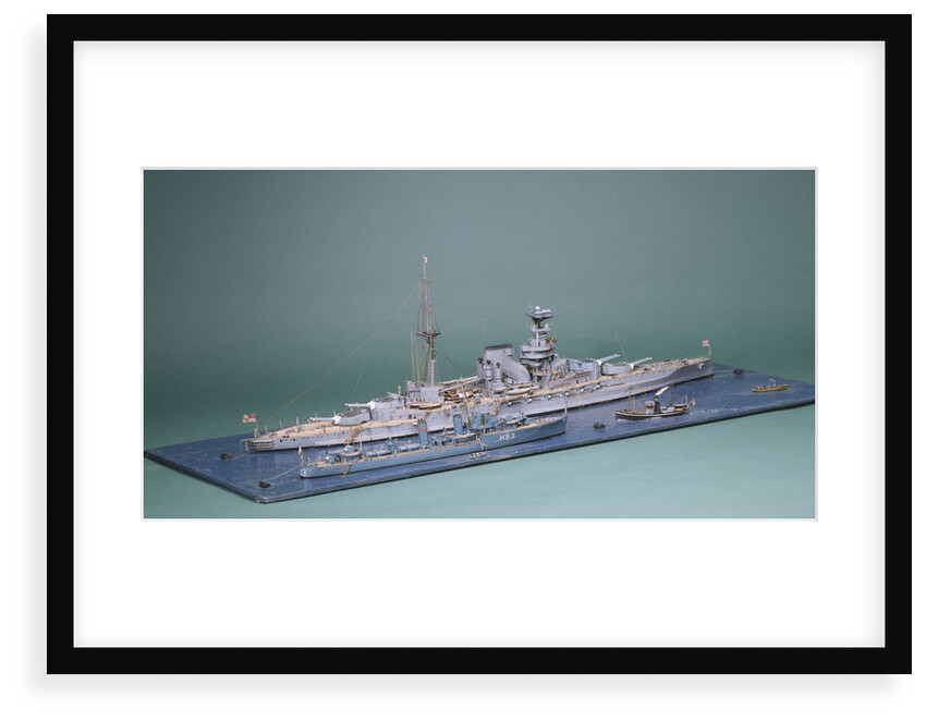 Dreadnought battleship HMS 'Queen Elizabeth' (1913) by Norman A. Ough