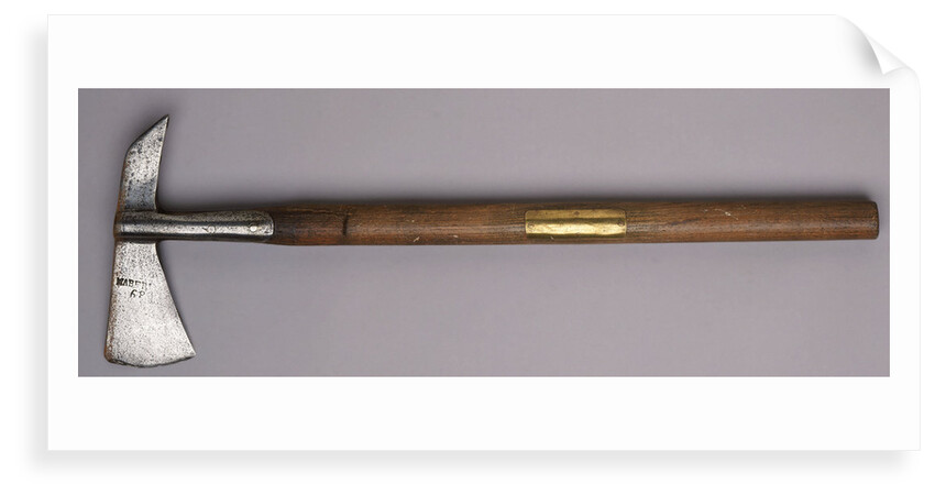 Boarding axe from HMS 'Captain' by unknown