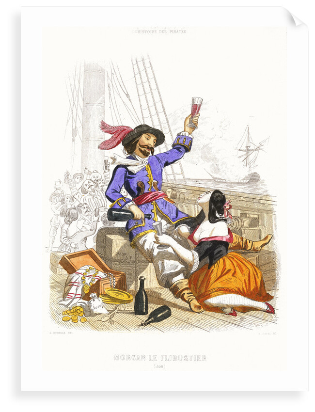 Captain Henry Morgan by A. Catel