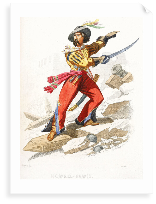 The Welsh pirate Howell Davis by A. Catel