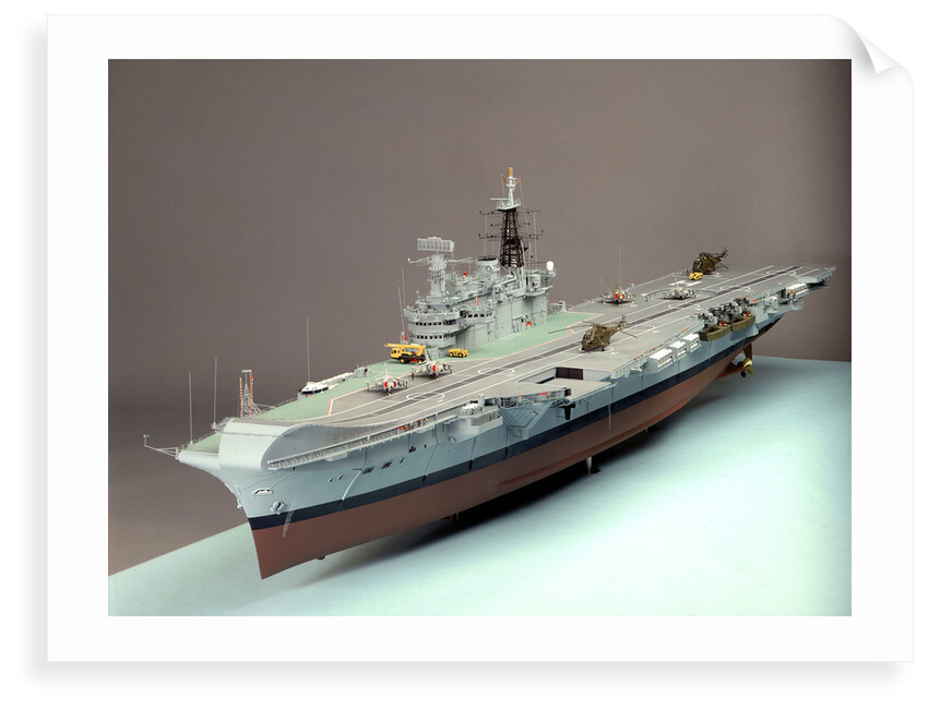 HMS 'Hermes' (1953), port by John R. Haynes