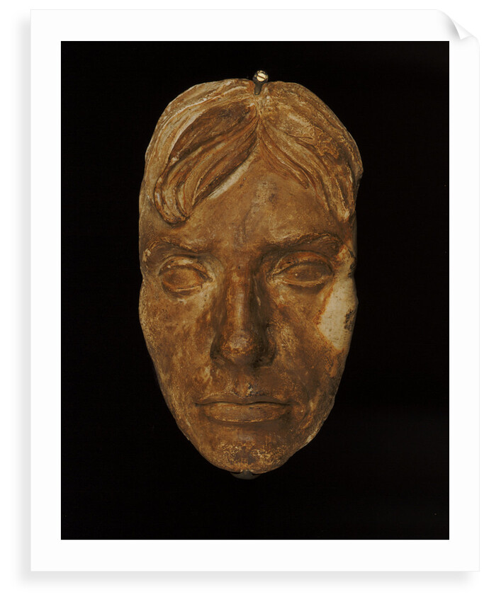 Plaster cast of Nelson's face made in 1800 (Life mask) by unknown