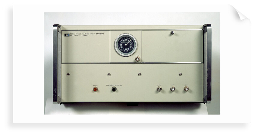 Atomic clock by Hewlett Packard & Co.