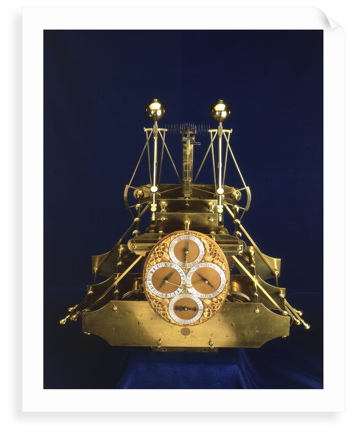 Front view of John Harrison's marine timekeeper H1 by John Harrison