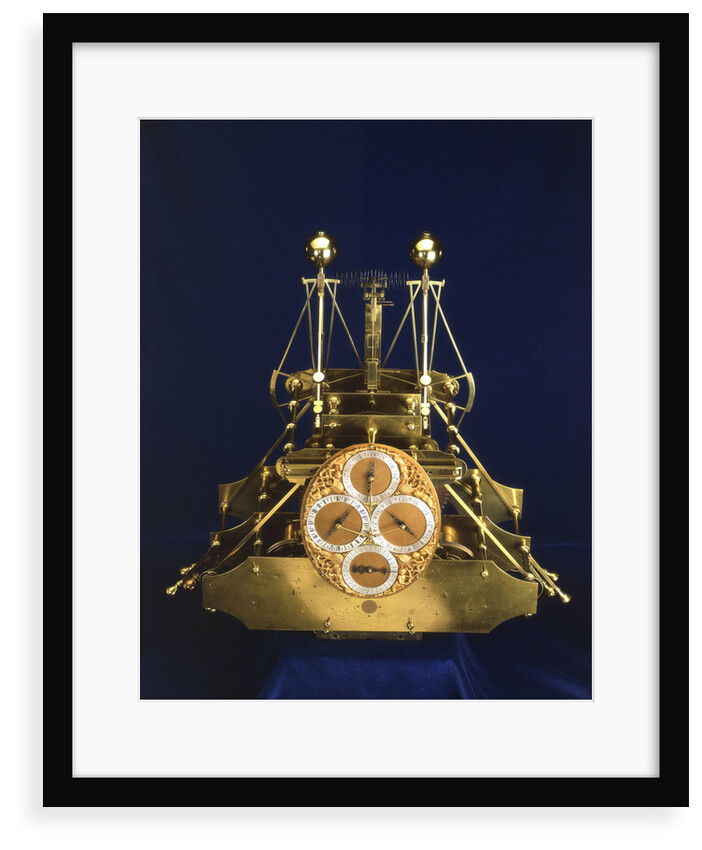 Front view of John Harrison's marine timekeeper H1 by John Harrison