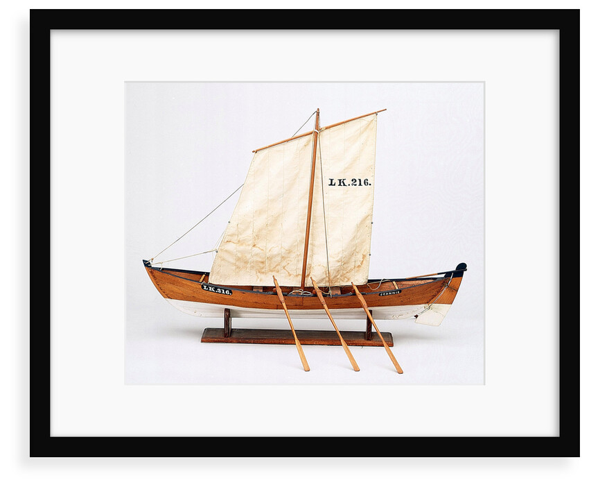 'Jeannie', port broadside by John Shewin