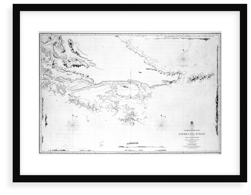 South America the south-eastern part of Tierra del Fuego with Staten Island, Cape Horn and Diego Ramirez Islands by British Admiralty