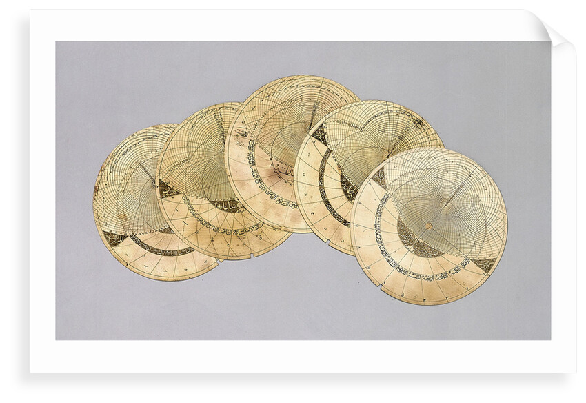 Astrolabe plates by Muhammad Khalil