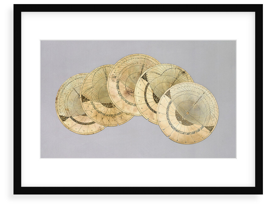 Astrolabe plates by Muhammad Khalil