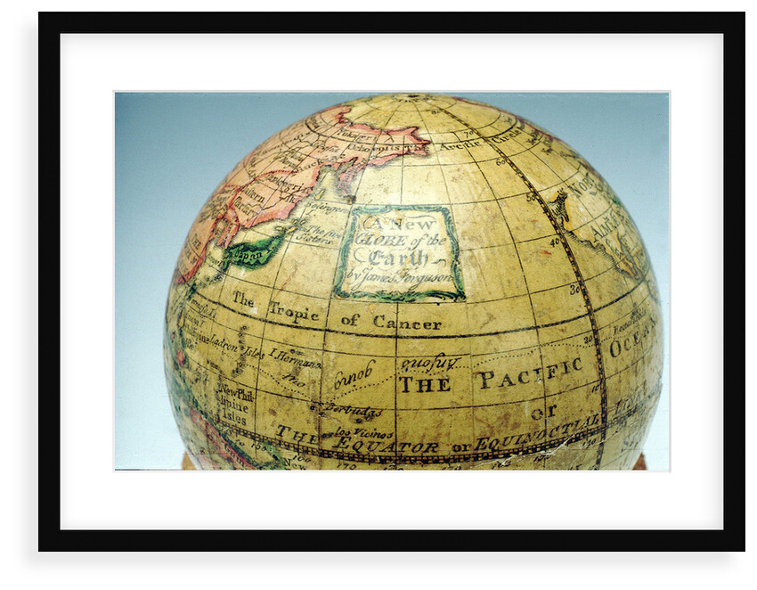 Cartouche in North Pacific Ocean by James Ferguson