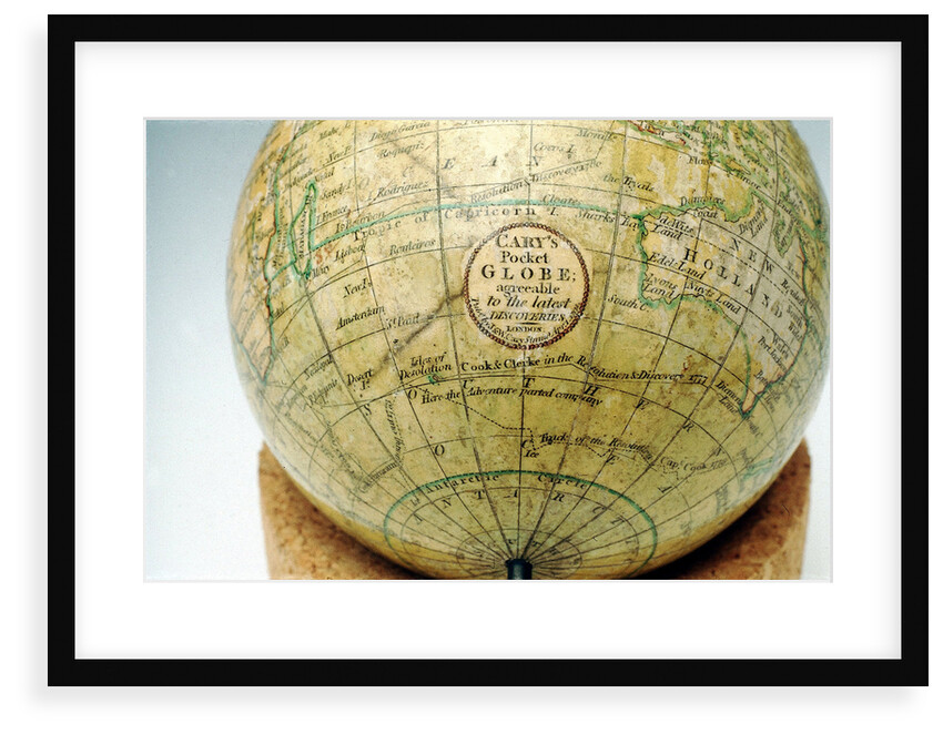 Cartouche in Indian Ocean by John Cary