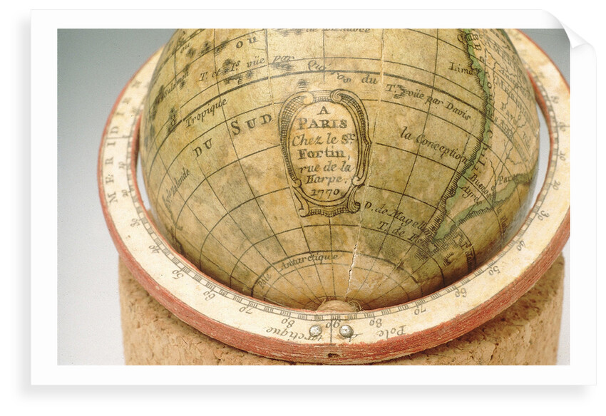 Cartouche in South Pacific Ocean by Jean Fortin