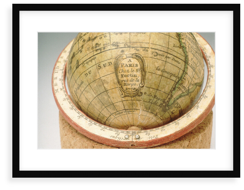 Cartouche in South Pacific Ocean by Jean Fortin