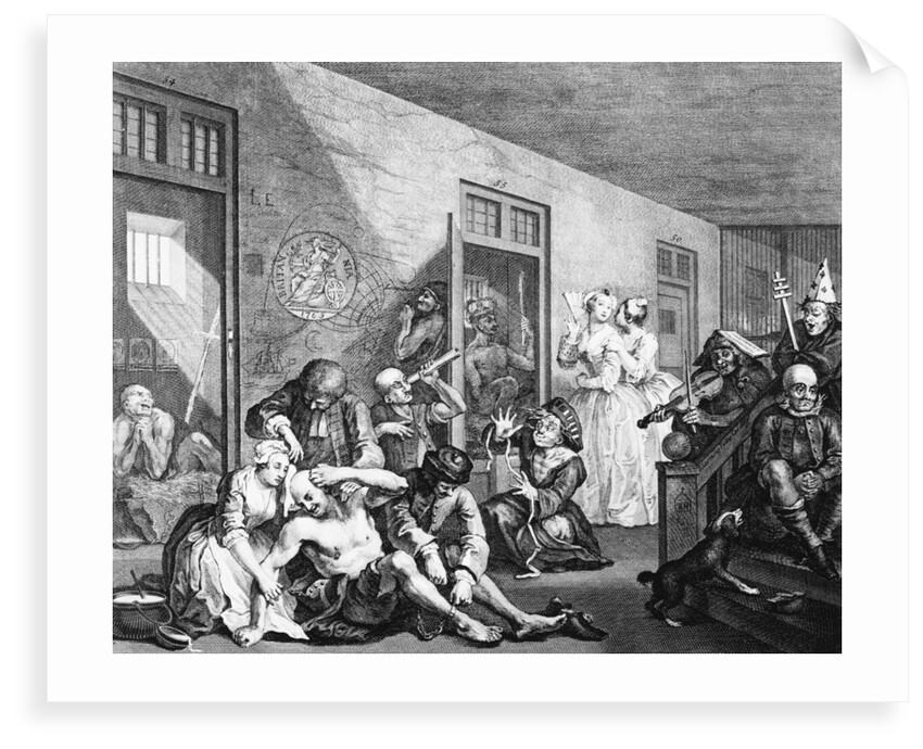 Longitude Lunatics' from 'The Rake's Progress by William Hogarth
